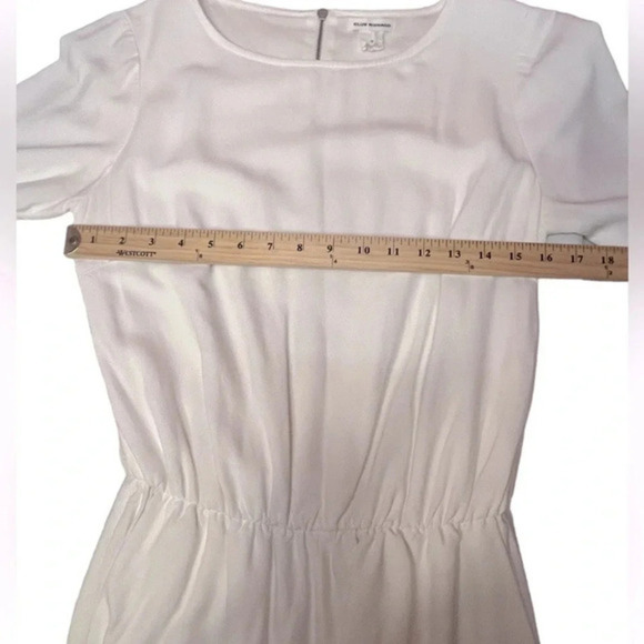 Club Monaco White Contemporary Short‎ Romper 3/4 Sleeve Size 0 - Picture 7 of 14